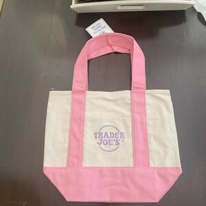 Pink and Cream Tote Bag
